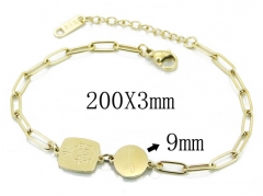 HY Wholesale 316L Stainless Steel ID Bracelets-HY47B0045OE