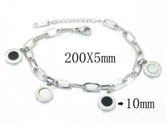 HY Wholesale Stainless Steel 316L Charm Bracelets-HY47B0004PA