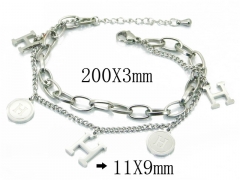 HY Wholesale Stainless Steel 316L Charm Bracelets-HY47B0039PX