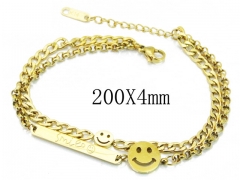 HY Wholesale 316L Stainless Steel ID Bracelets-HY47B0048HSD