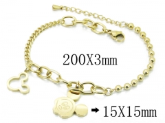 HY Wholesale Stainless Steel 316L Charm Bracelets-HY47B0043OC