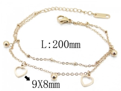 HY Wholesale Stainless Steel 316L Charm Bracelets-HY47B0100HDD