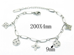 HY Wholesale Stainless Steel 316L Charm Bracelets-HY47B0025NL