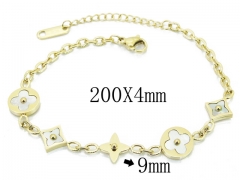 HY Wholesale Stainless Steel 316L Popular Bracelets-HY47B0023HHR