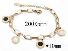 HY Wholesale Stainless Steel 316L Charm Bracelets-HY47B0006HEE