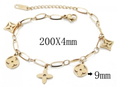 HY Wholesale Stainless Steel 316L Charm Bracelets-HY47B0027OL