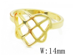 HY Stainless Steel 316L Lover Rings-HY19R0654OQ
