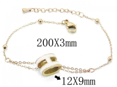 HY Wholesale Stainless Steel 316L Popular Bracelets-HY47B0072OW