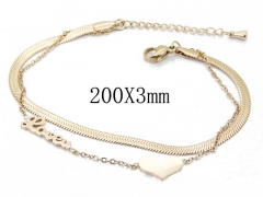 HY Wholesale Stainless Steel 316L Popular Bracelets-HY47B0064PR