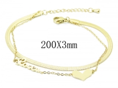 HY Wholesale Stainless Steel 316L Popular Bracelets-HY47B0063PE