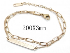 HY Wholesale 316L Stainless Steel ID Bracelets-HY47B0052OL