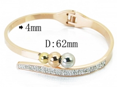 HY Wholesale Stainless Steel 316L Bangle(Crystal)-HY19B0383IVV