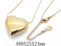 HY Wholesale Stainless Steel 316L Lover Necklaces-HY19N0187HFF