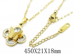 HY Wholesale Stainless Steel 316L Jewelry Necklaces-HY19N0156HEE