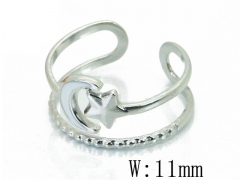 HY Jewelry Wholesale Stainless Steel 316L Open Rings-HY20R0071ML