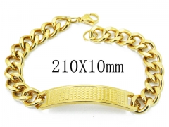 HY Wholesale 316L Stainless Steel ID Bracelets-HY08B0739NL