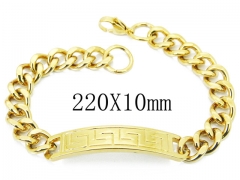 HY Wholesale 316L Stainless Steel ID Bracelets-HY08B0741NL