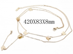 HY Wholesale Stainless Steel 316L Jewelry Necklaces-HY19N0175HKE