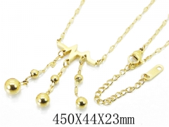 HY Wholesale Stainless Steel 316L Jewelry Necklaces-HY19N0219HFF