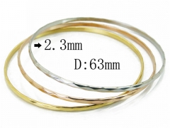HY Stainless Steel 316L Bangle (Merger)-HY19B0410HNE