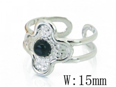 HY Jewelry Wholesale Stainless Steel 316L Open Rings-HY20R0038ML