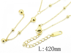 HY Wholesale Stainless Steel 316L Jewelry Necklaces-HY19N0222HGV