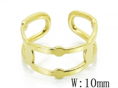 HY Jewelry Wholesale Stainless Steel 316L Open Rings-HY20R0082MI