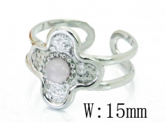 HY Jewelry Wholesale Stainless Steel 316L Open Rings-HY20R0037ML