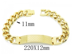 HY Wholesale 316L Stainless Steel ID Bracelets-HY08B0742HJC