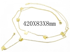 HY Wholesale Stainless Steel 316L Jewelry Necklaces-HY19N0174HKF