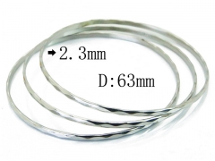 HY Stainless Steel 316L Bangle (Merger)-HY19B0407HLR