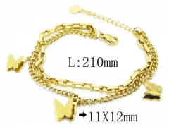 HY Wholesale Stainless Steel 316L Charm Bracelets-HY19B0340HIG