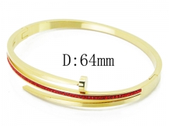 HY Wholesale 316L Stainless Steel Popular Bangle-HY19B0402HML