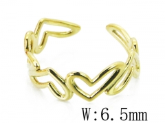 HY Jewelry Wholesale Stainless Steel 316L Open Rings-HY20R0067MI
