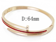 HY Wholesale 316L Stainless Steel Popular Bangle-HY19B0403HML
