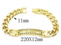 HY Wholesale 316L Stainless Steel ID Bracelets-HY08B0744HLS