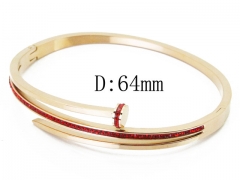 HY Wholesale 316L Stainless Steel Popular Bangle-HY19B0400HNE