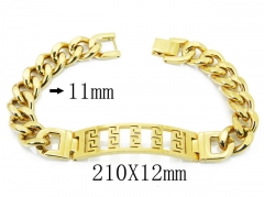HY Wholesale 316L Stainless Steel ID Bracelets-HY08B0749HLE
