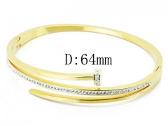 HY Wholesale 316L Stainless Steel Popular Bangle-HY19B0393HNV