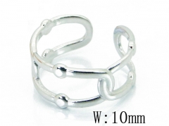 HY Jewelry Wholesale Stainless Steel 316L Open Rings-HY20R0081LL