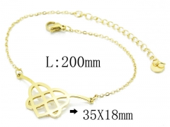 HY Wholesale Stainless Steel 316L Charm Bracelets-HY19B0331MS