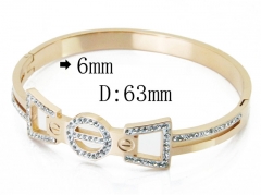 HY Wholesale Stainless Steel 316L Bangle(Crystal)-HY19B0388HOX
