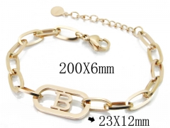 HY Wholesale 316L Stainless Steel ID Bracelets-HY19B0326OD