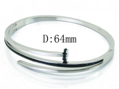 HY Wholesale 316L Stainless Steel Popular Bangle-HY19B0395HLR