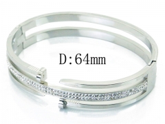 HY Wholesale Stainless Steel 316L Bangle(Crystal)-HY19B0369HNC