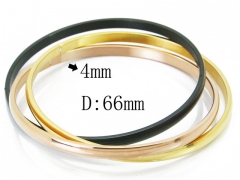 HY Stainless Steel 316L Bangle (Merger)-HY19B0417HOE