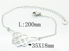 HY Wholesale Stainless Steel 316L Charm Bracelets-HY19B0330LA
