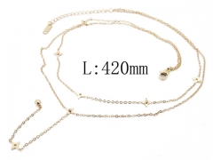 HY Wholesale Stainless Steel 316L Jewelry Necklaces-HY19N0226HKA