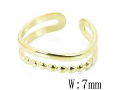 HY Jewelry Wholesale Stainless Steel 316L Open Rings-HY20R0086M2