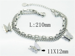 HY Wholesale Stainless Steel 316L Charm Bracelets-HY19B0339HHE